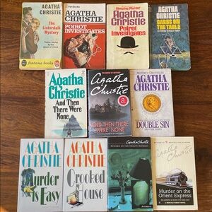 11 AGATHA CHRISTIE Mystery Mixed Lot Bundle Paperbacks Vintage + Newer